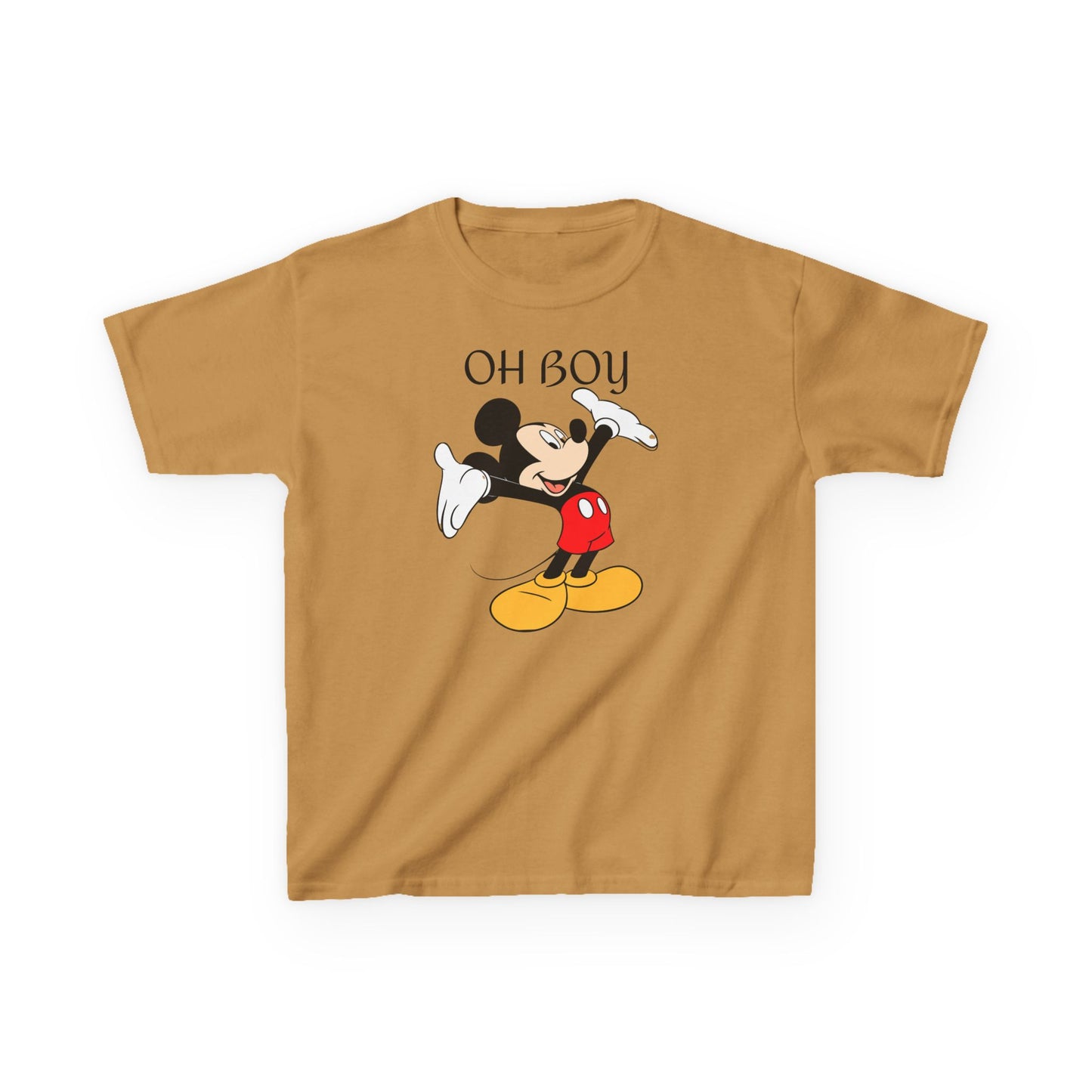 Kids Tee — "Oh Boy" Vintage Mickey Mouse Graphic