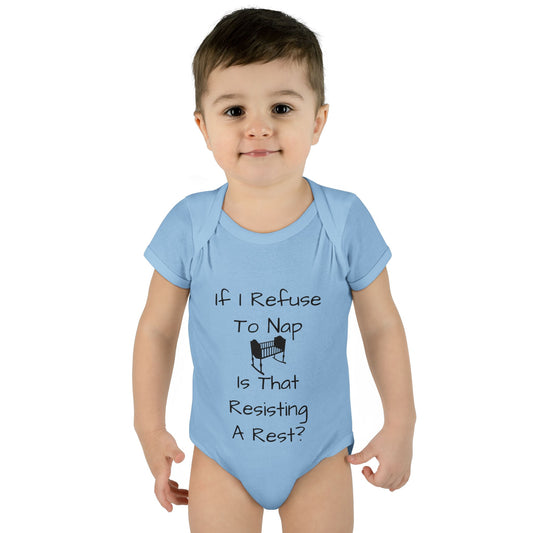 Resisting A Rest Infant and Toddler Rib Bodysuit