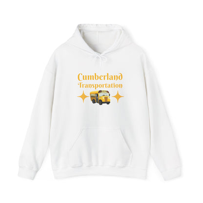 Cumberland Transportation School Bus Hoodie – Cute Vintage Yellow Bus Design