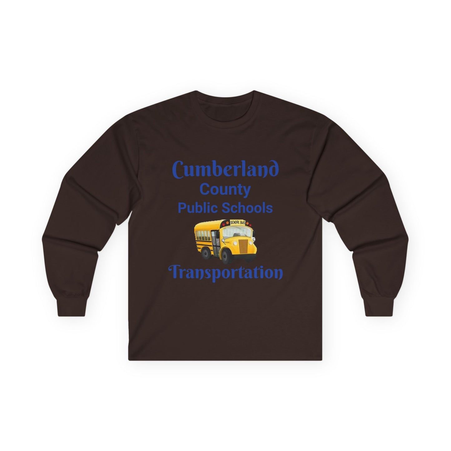 School Bus Transportation Long Sleeve Tee — Cumberland County Public Schools