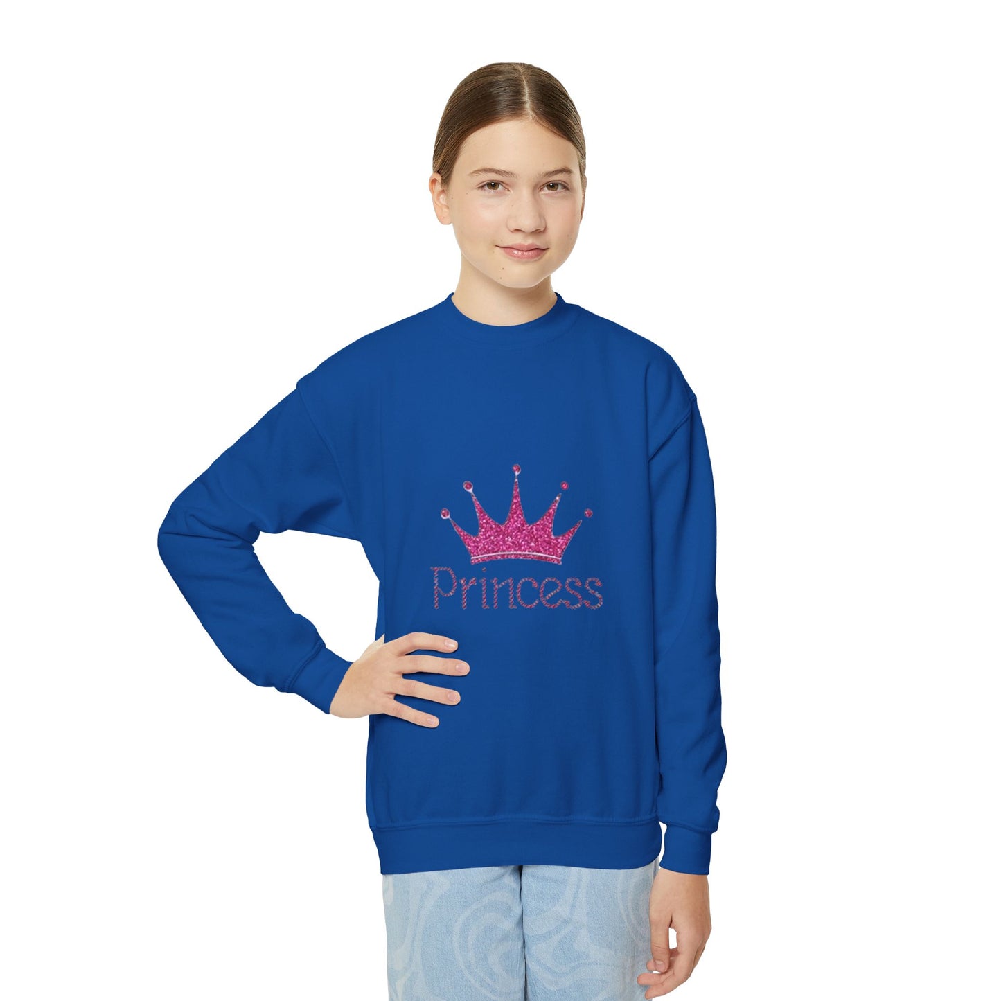 Youth Princess Crown Sweatshirt