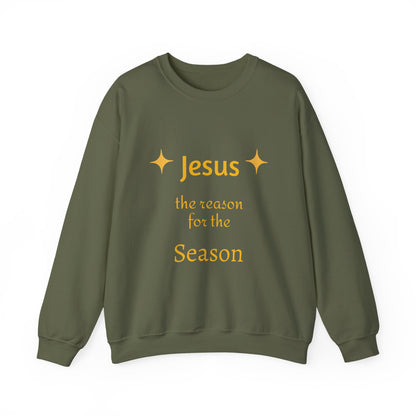 Sweatshirt — "Jesus the Reason for the Season" Christmas Crewneck