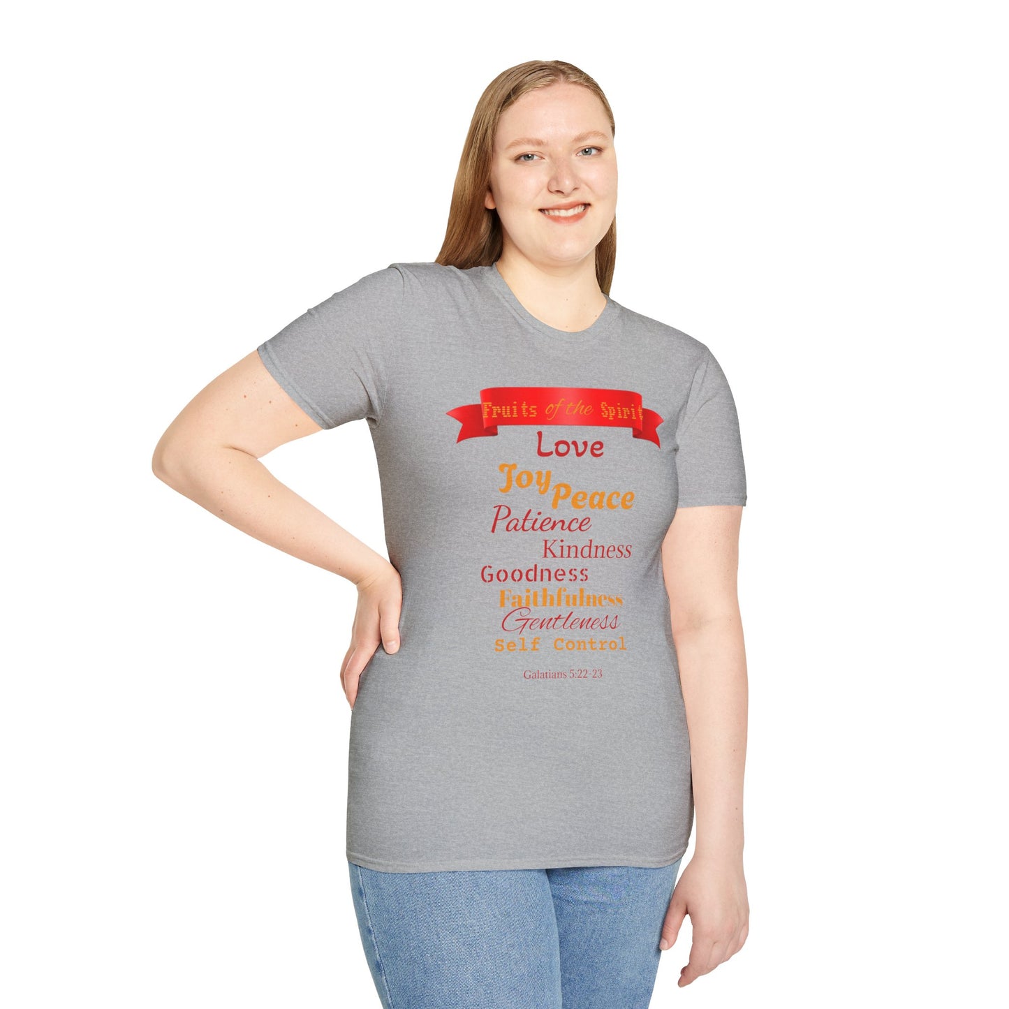 Fruit of the Spirit T-Shirt — Love, Joy, Peace Christian Faith Tee