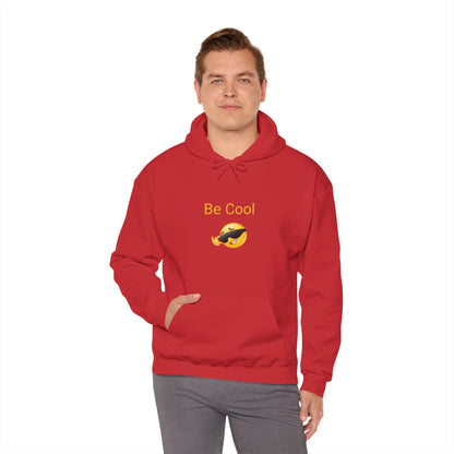 Be Cool Sunglasses Emoji Hoodie - Casual Funny Graphic Sweatshirt