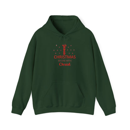 Christmas Blooming With Christ Hoodie