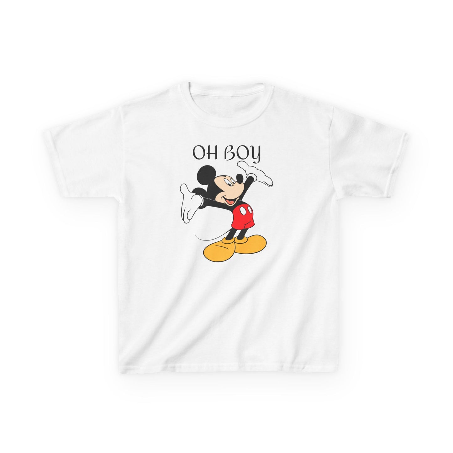 Kids Tee — "Oh Boy" Vintage Mickey Mouse Graphic