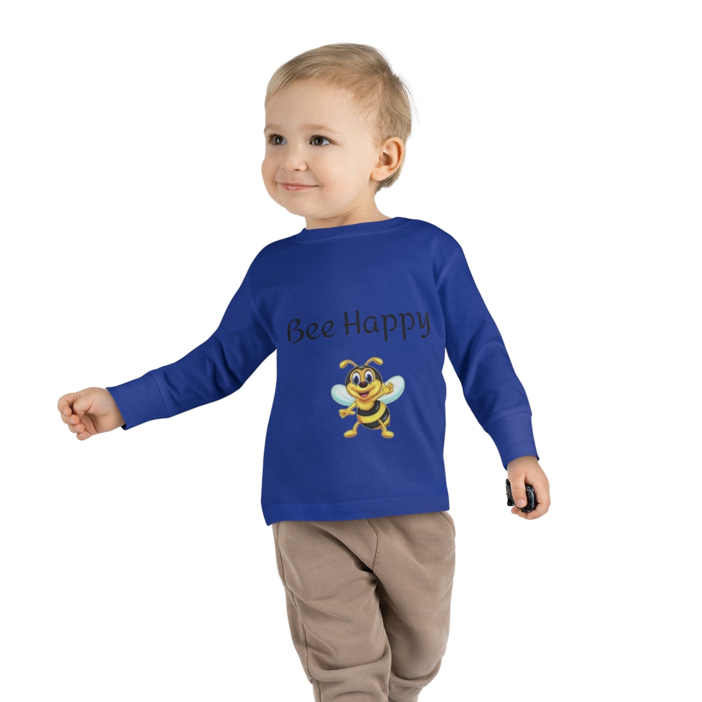 Bee Happy Toddler Long Sleeve Tee