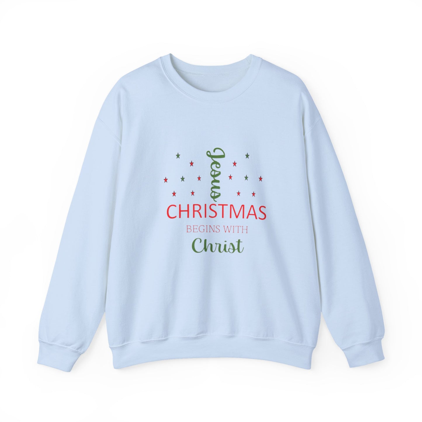 Christmas Begins With Christ Unisex Heavy Blend Hooded Sweatshirt
