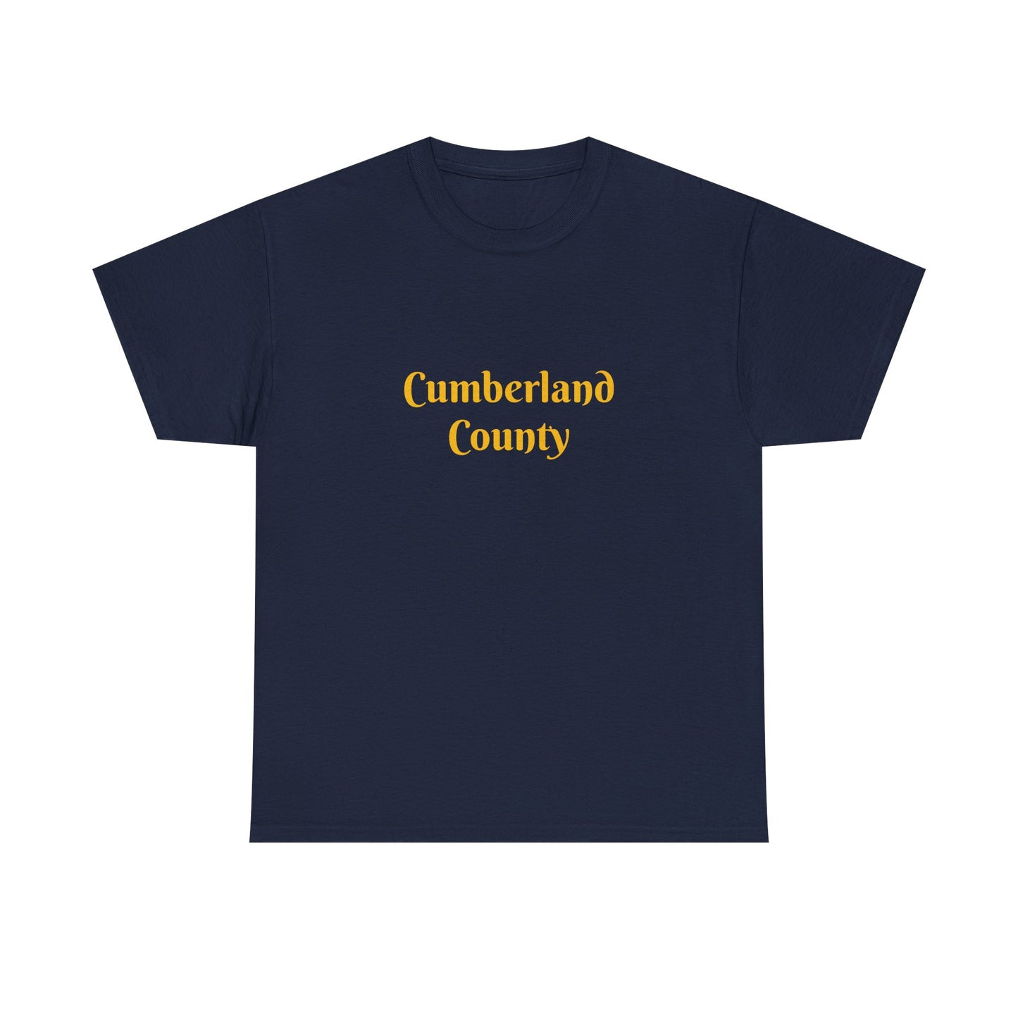 Cumberland County Minimalist Text Tee — Local Pride Shirt