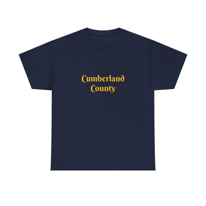 Cumberland County Minimalist Text Tee — Local Pride Shirt