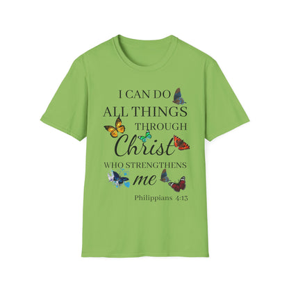 I Can Do All Things Through Christ T-Shirt — Inspirational Christian Tee