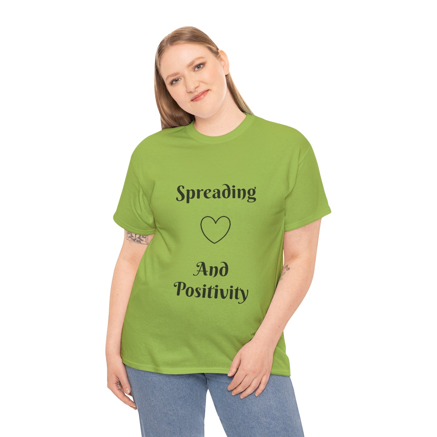 Spreading Love and Positivity T-Shirt — Inspirational Graphic Tee