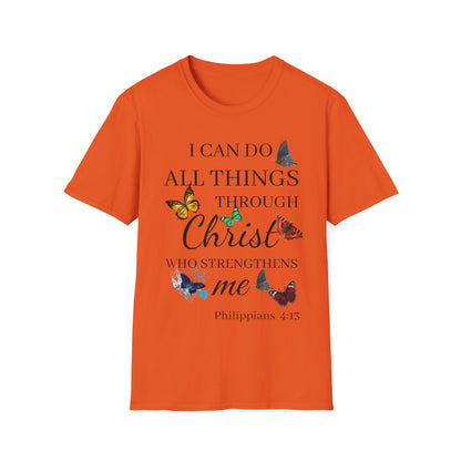 I Can Do All Things Through Christ T-Shirt — Inspirational Christian Tee