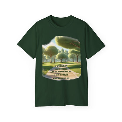 T‑Shirt — 'Walk by the Spirit' Scenic Faith Tee