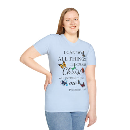 I Can Do All Things Through Christ T-Shirt — Inspirational Christian Tee