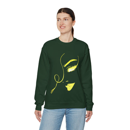 Women's Face Crewneck Sweatshirt