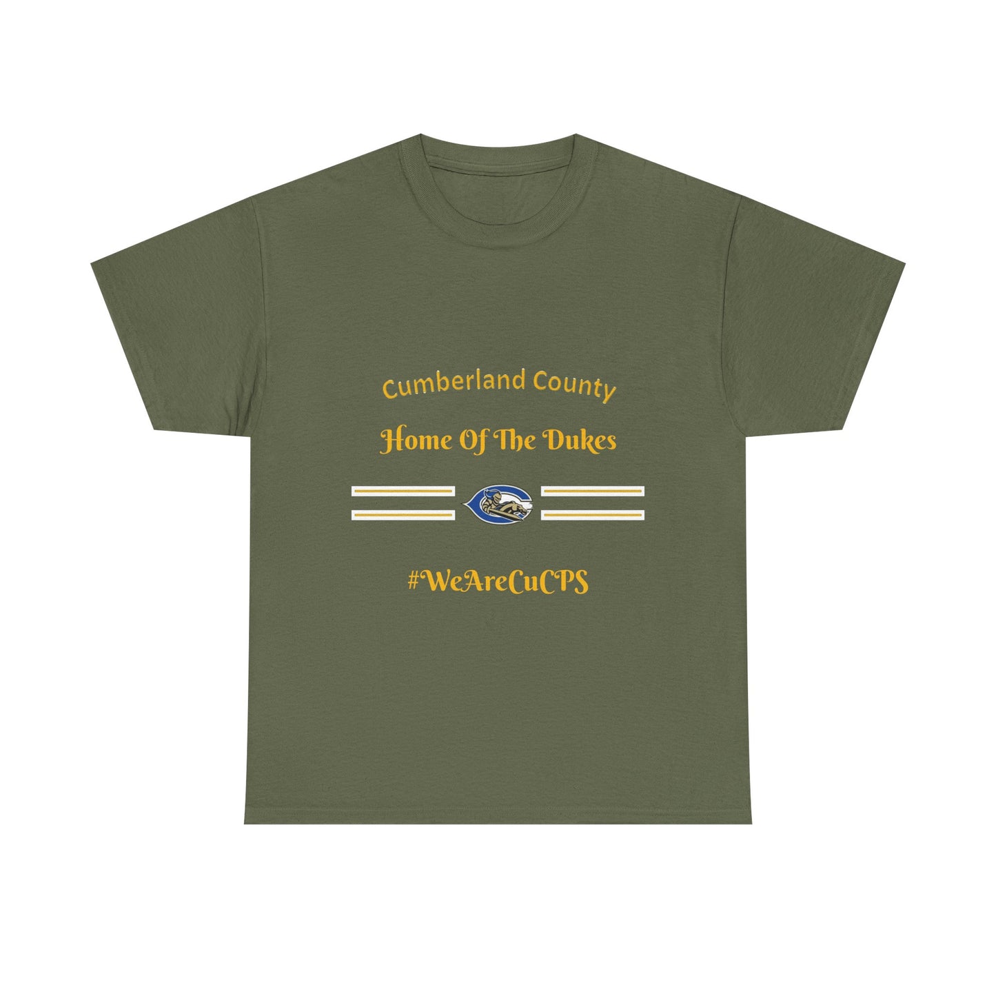 Cumberland County "Home of the Dukes" T-Shirt — #WeAreCuCPS School Spirit Tee