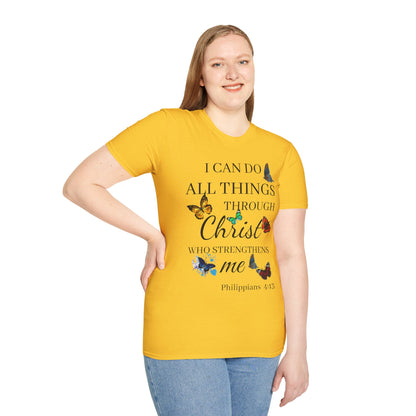 I Can Do All Things Through Christ T-Shirt — Inspirational Christian Tee