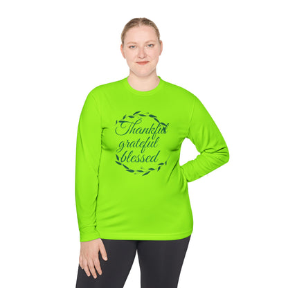 Thankful Grateful Blessed Long Sleeve Tee