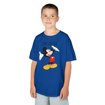 Kids Tee — "Oh Boy" Vintage Mickey Mouse Graphic