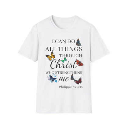 I Can Do All Things Through Christ T-Shirt — Inspirational Christian Tee