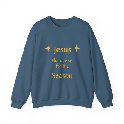 Sweatshirt — "Jesus the Reason for the Season" Christmas Crewneck