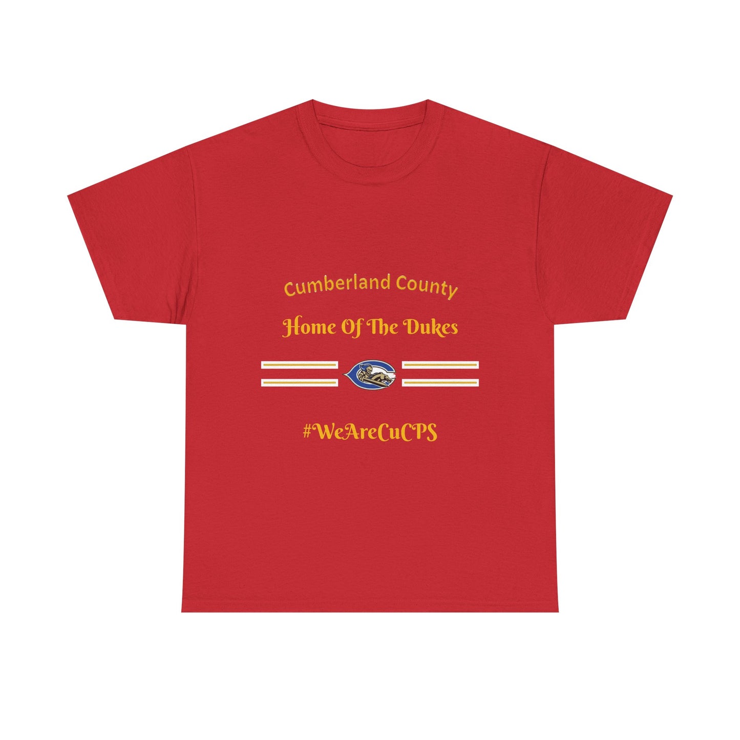 Cumberland County "Home of the Dukes" T-Shirt — #WeAreCuCPS School Spirit Tee