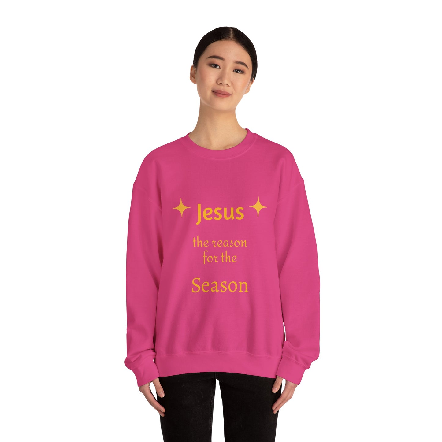 Sweatshirt — "Jesus the Reason for the Season" Christmas Crewneck