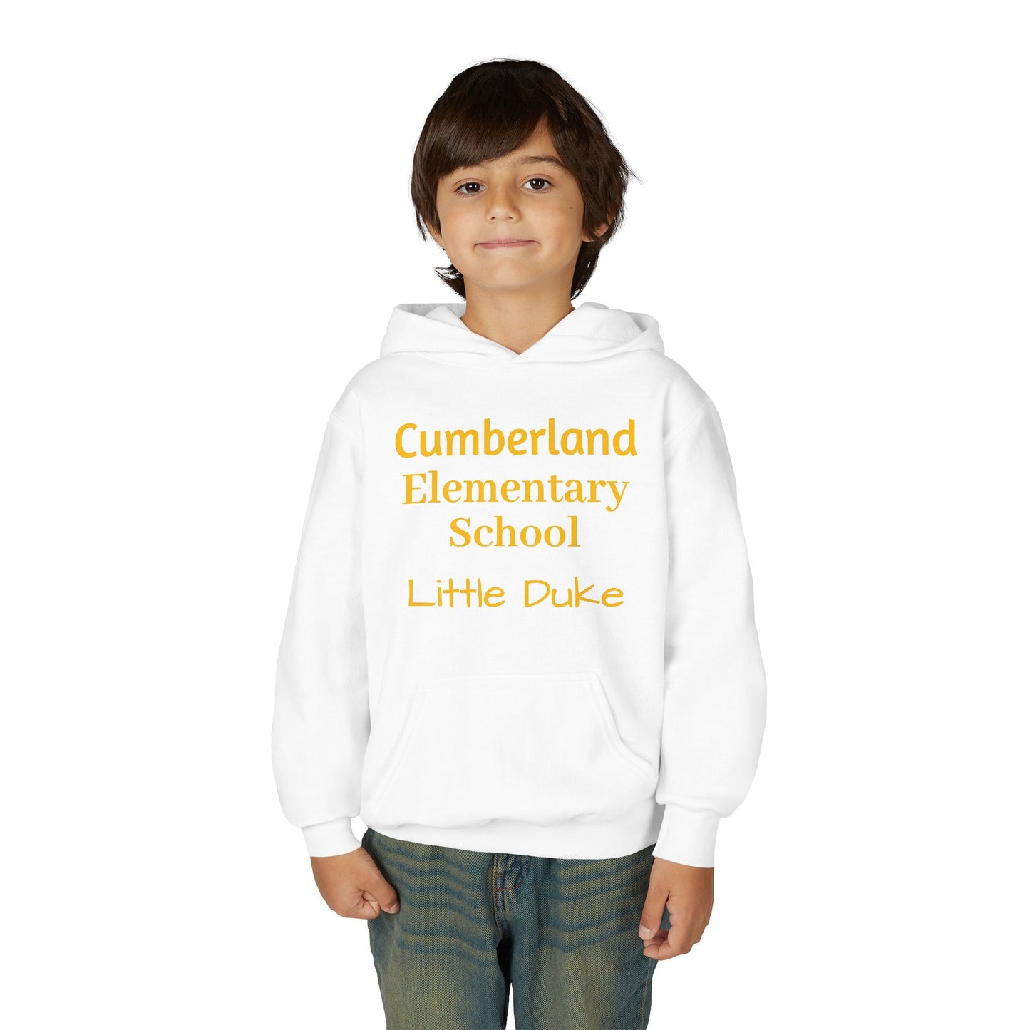 Cumberland Elementary School "Little Duke" Youth Hoodie — School Spirit Kids Sweatshirt