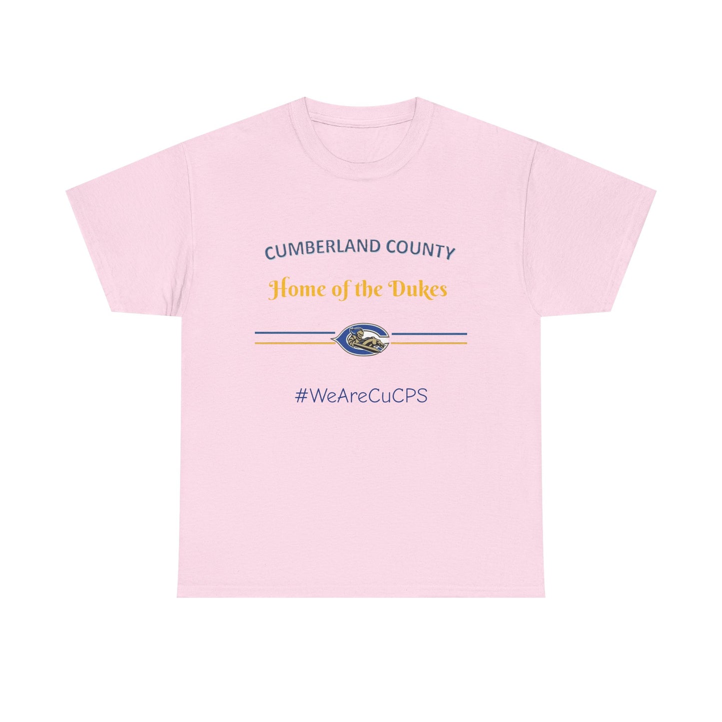 Cumberland County 'Home of the Dukes' T-Shirt – #WeAreCuCPS School Spirit Tee