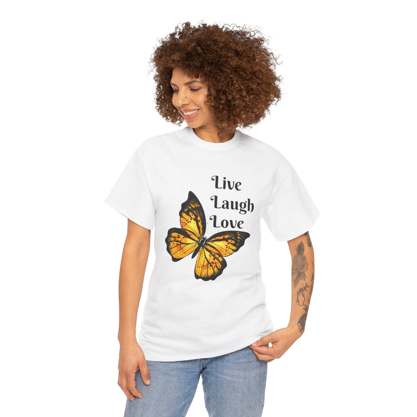 Live Laugh Love Butterfly T-shirt