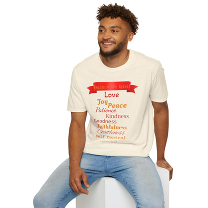 Fruits of the Spirit T-Shirt, Inspirational Tee for Faith, Christian Gift, Spiritual Encouragement, Bible Verse Apparel