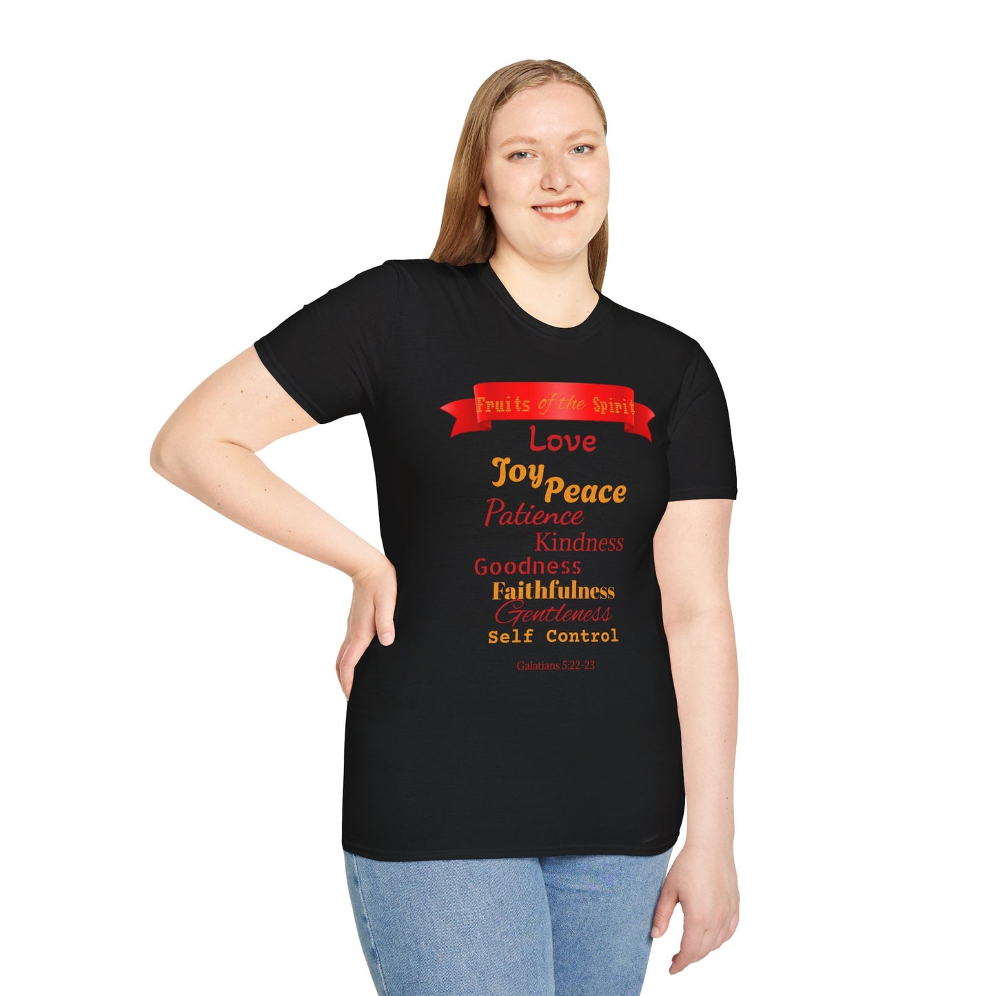 Fruit of the Spirit T-Shirt — Love, Joy, Peace Christian Faith Tee