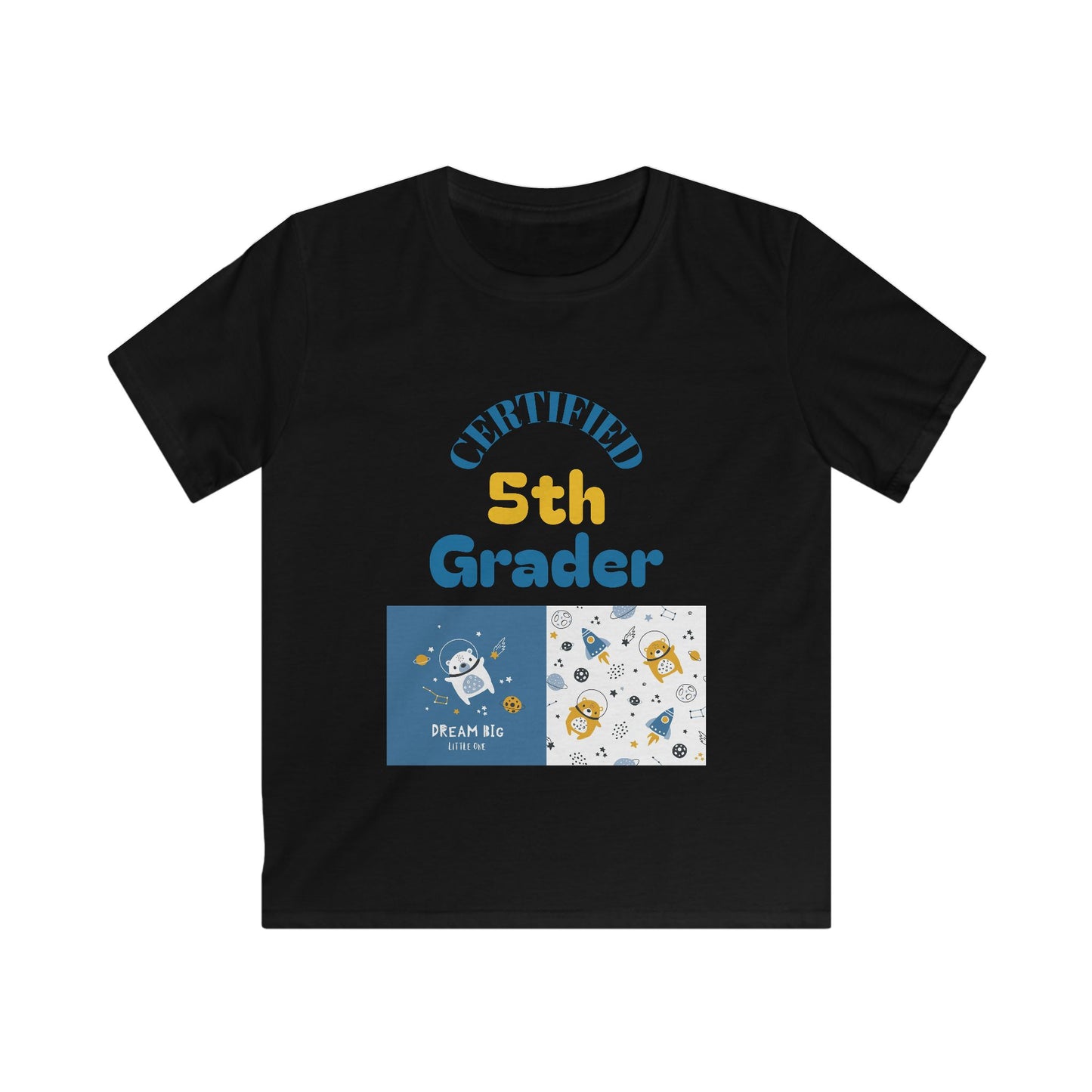 Certified 5th Grader Kids T‑Shirt – Back to School Graduation Tee