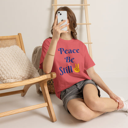 Peace Be Still T-Shirt – Inspirational Peace & Faith Graphic Tee