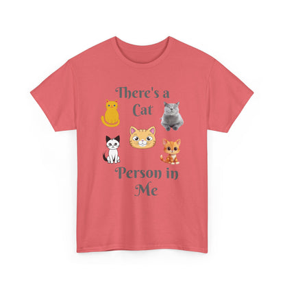Cat Person Tee — "A Cat Person in Me" Graphic T-Shirt