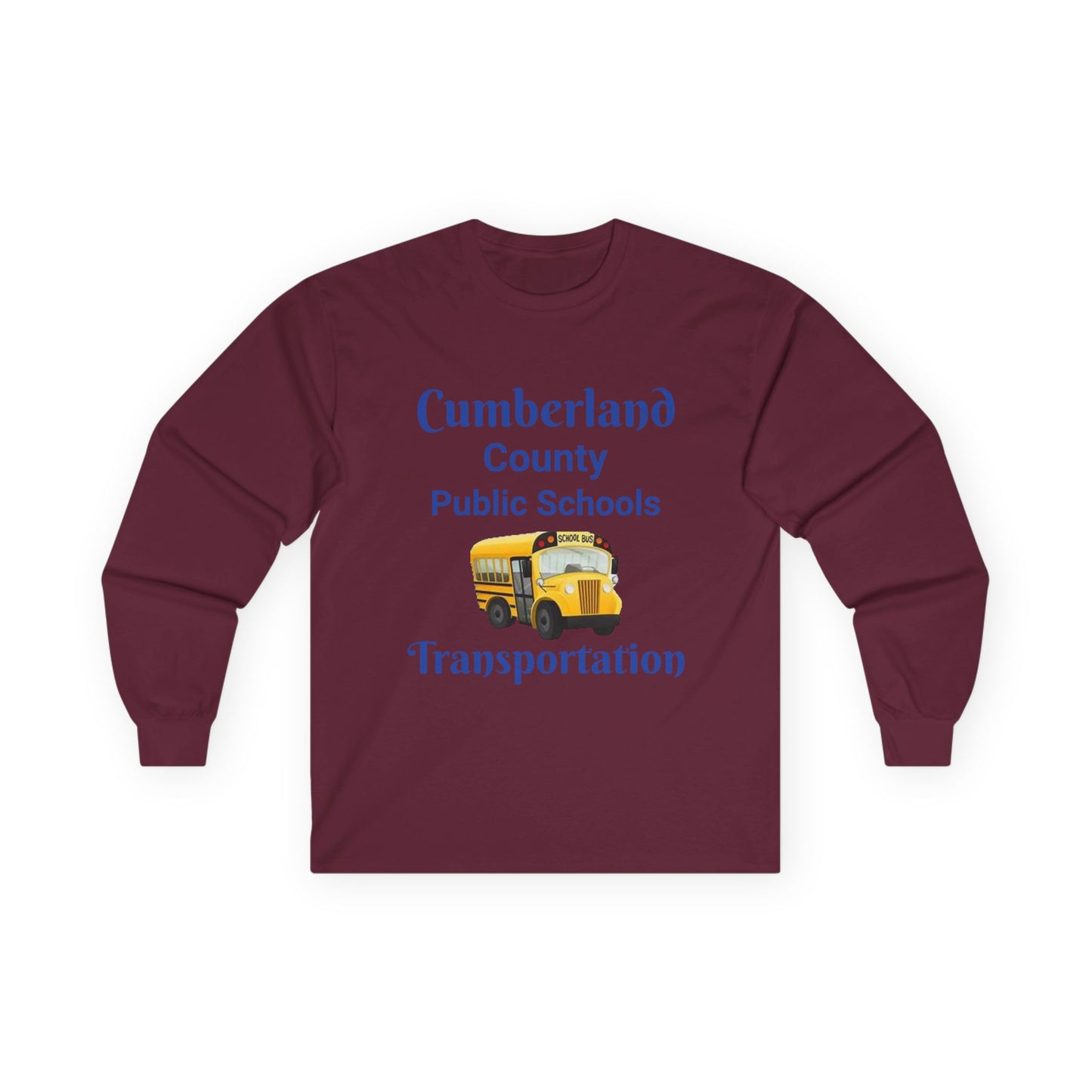 School Bus Transportation Long Sleeve Tee — Cumberland County Public Schools