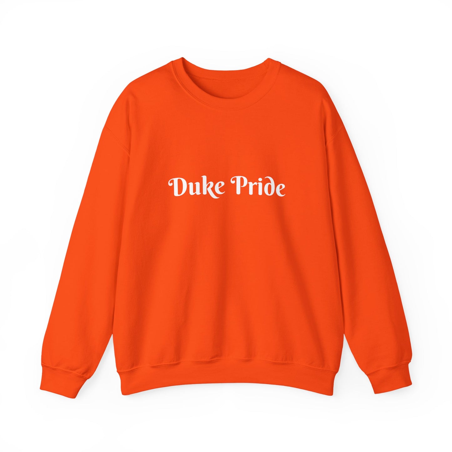 Crewneck Sweatshirt — "Duke Pride" Classic School Spirit Graphic