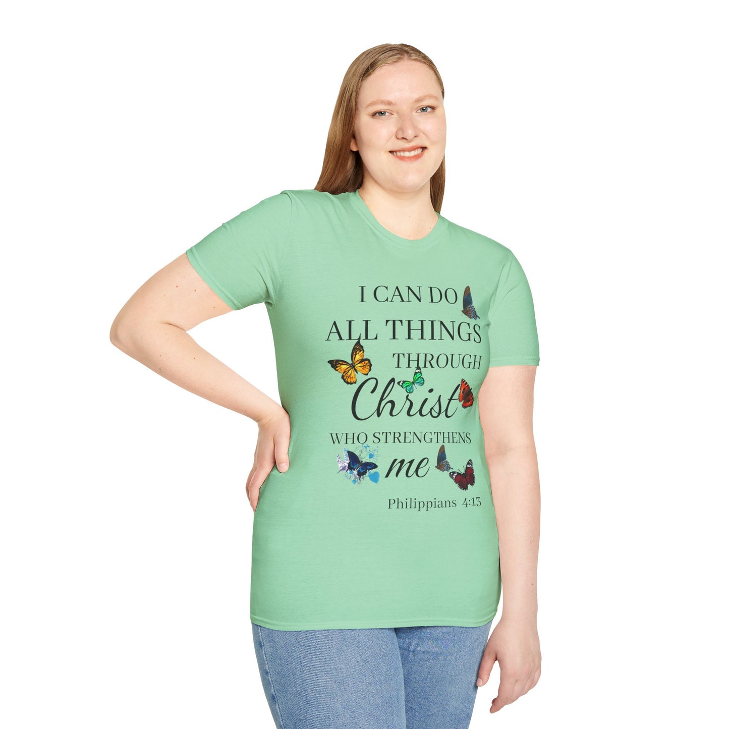 I Can Do All Things Through Christ T-Shirt — Inspirational Christian Tee