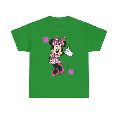 Minnie Mouse Pink Polka Dot Graphic Tee