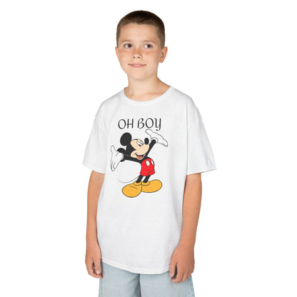 Kids Tee — "Oh Boy" Vintage Mickey Mouse Graphic