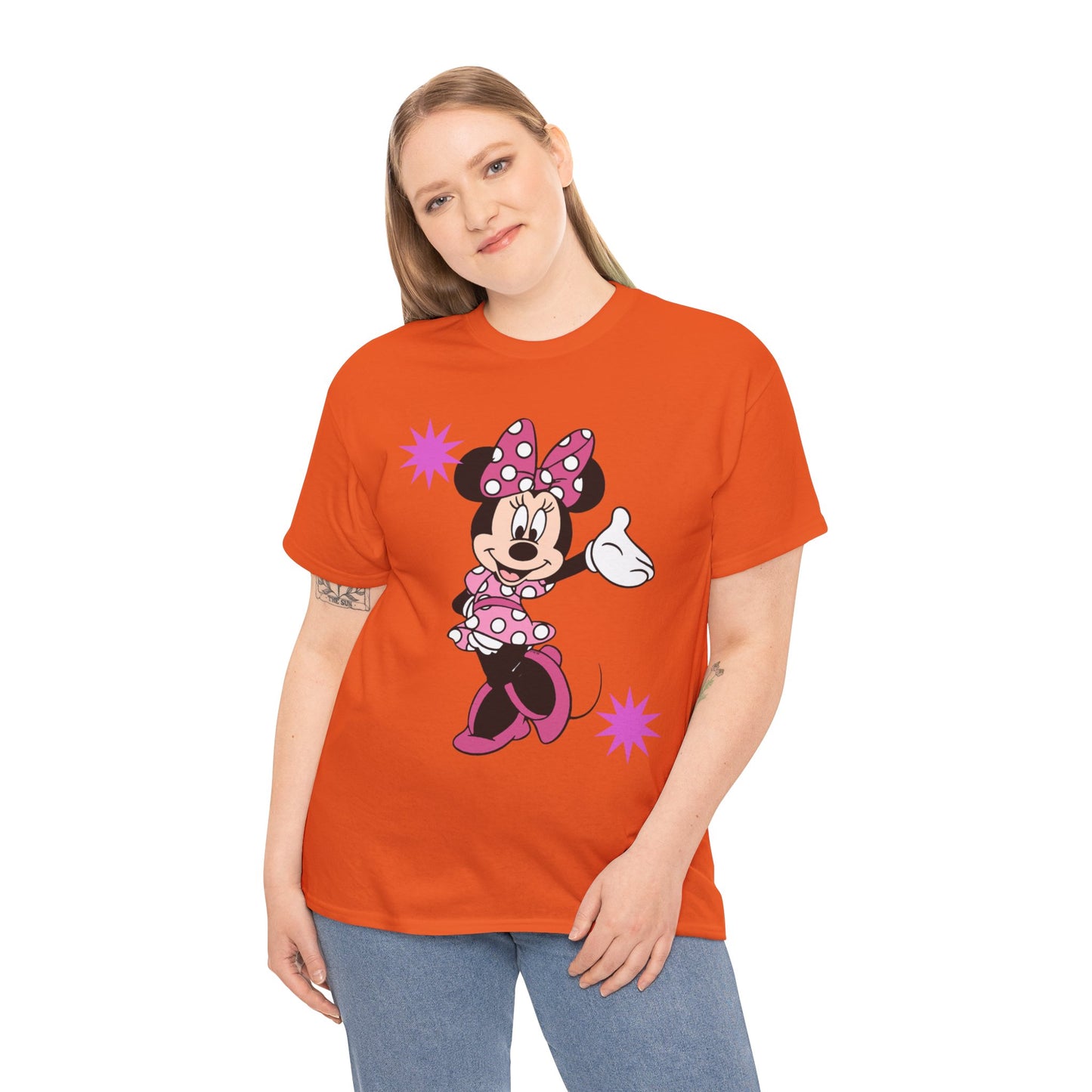 Minnie Mouse Pink Polka Dot Graphic Tee