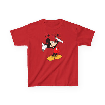 Kids Tee — "Oh Boy" Vintage Mickey Mouse Graphic