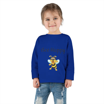 Bee Happy Toddler Long Sleeve Tee