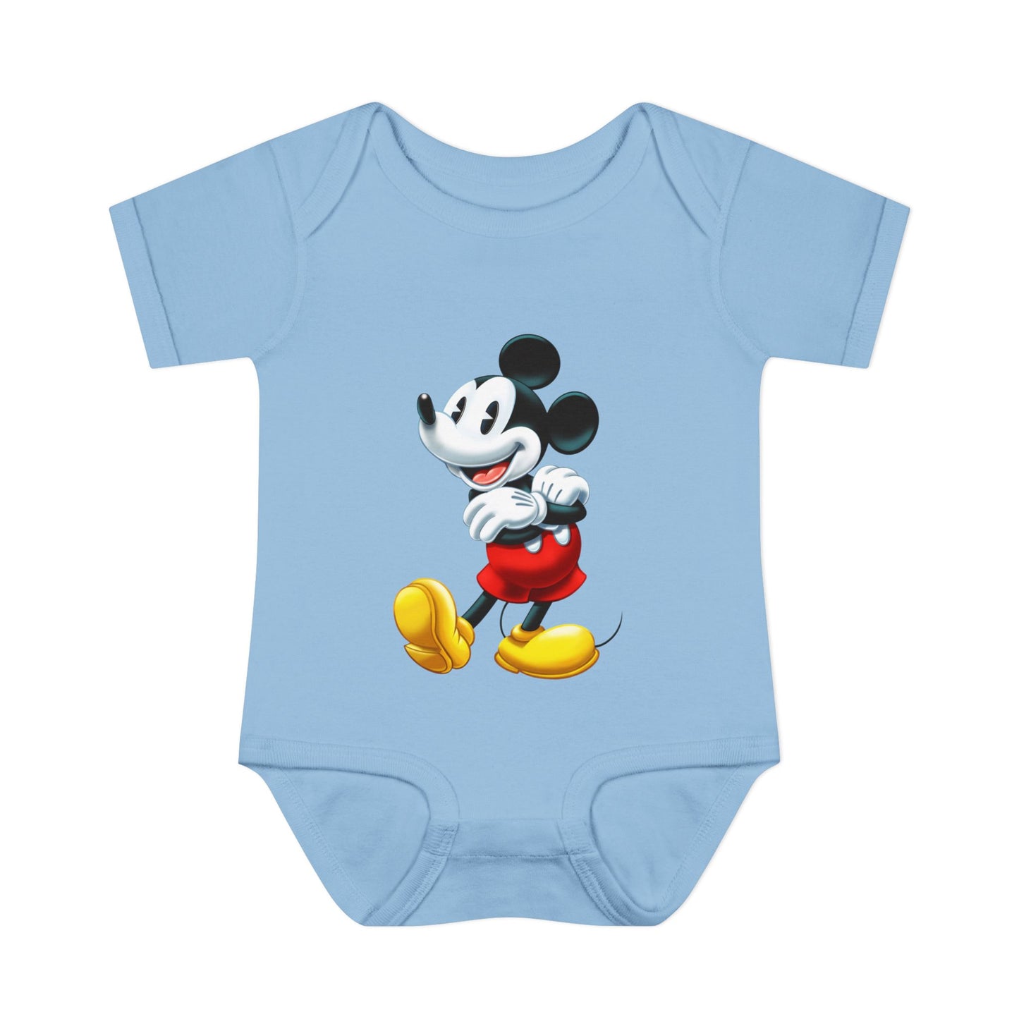 Mickey Mouse Infant Bodysuit — Classic Cartoon Baby Onesie
