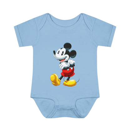 Mickey Mouse Infant Bodysuit — Classic Cartoon Baby Onesie