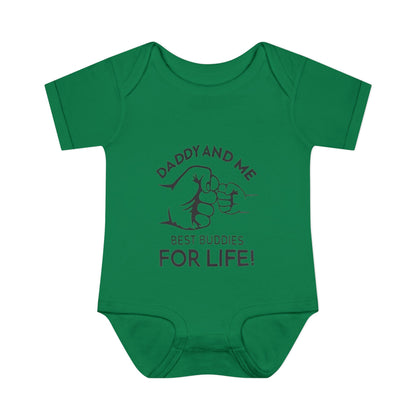 Dad and me Infant Baby Rib Bodysuit