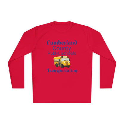 Cumberland County Public Schools Transportation Long Sleeve Tee — School Bus Staff Shirt
