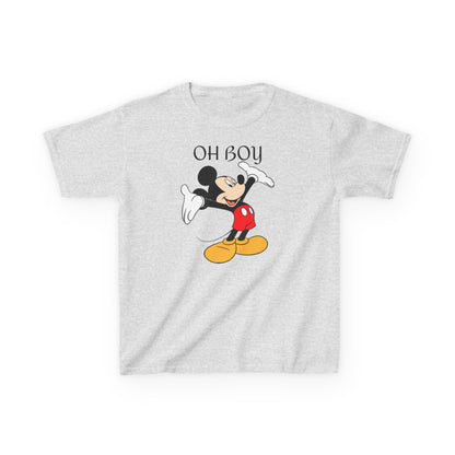 Kids Tee — "Oh Boy" Vintage Mickey Mouse Graphic