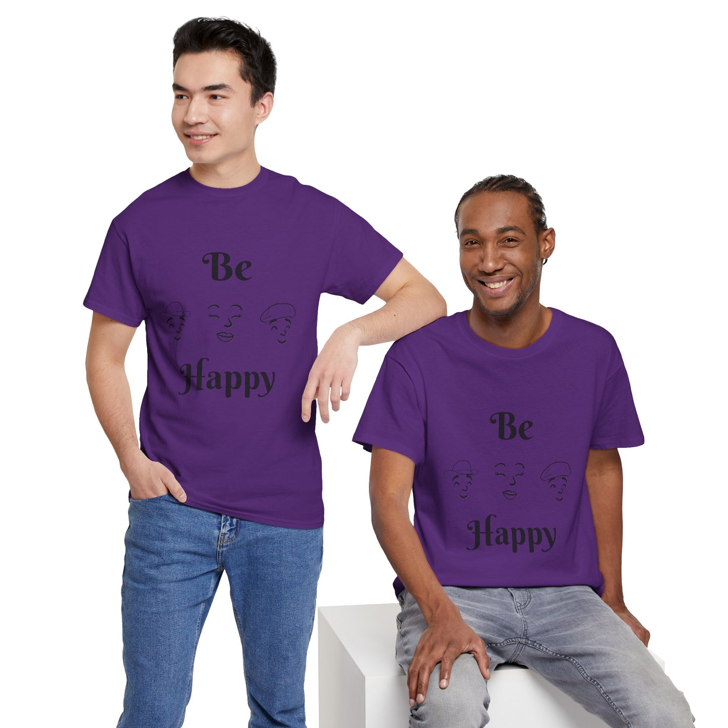 Be Happy T-Shirt — Positive Message Tee